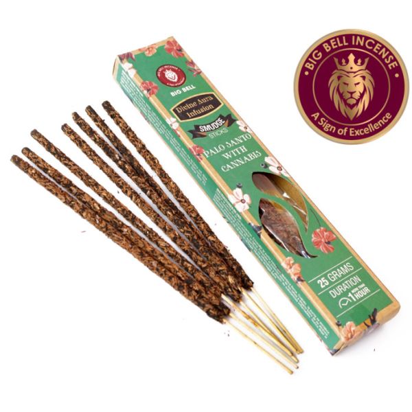 Пахощі Пало Санто та Канабіс BIG BELL Smudge Palo Santo Cannabis 25 грам