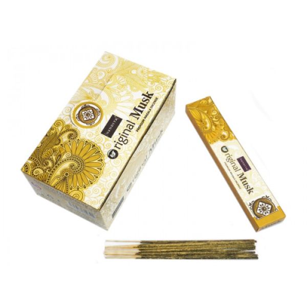 Аромапалички пилкові Муск Нандіта Nandita Original Musk 15 грам