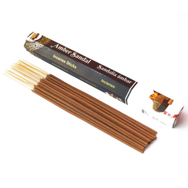 Пахощі Амбер Сандал Аюрведік Ayurvedic Amber Sandal 20 шт.