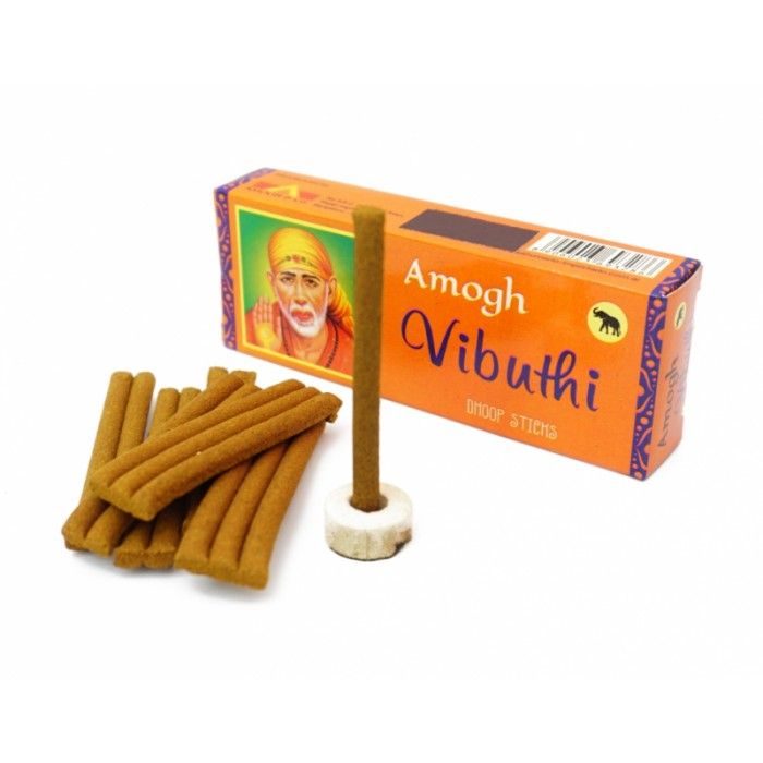 Аромапалички безосновні Вібхуті Amogh dhoop Vibuthi 20 грам