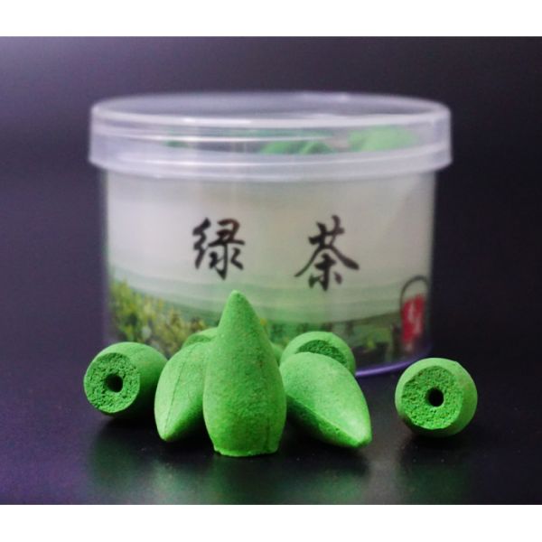 Конуси для водоспаду Рідкий дим Зелений чай 40 конусів