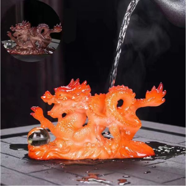 Чайна іграшка Дракон червоний