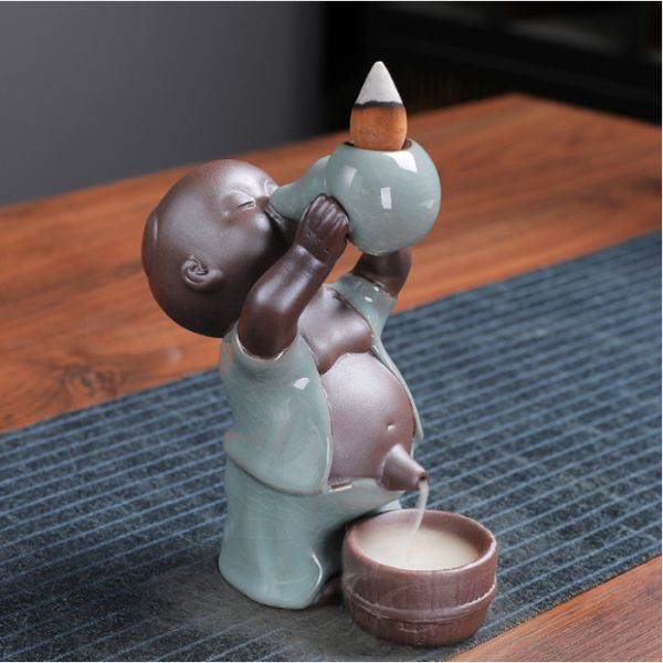 Підставка під пахощі Рідкий дим керамічна "Фукурокудо"