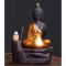 Підставка під аромаконуси Водоспад "Рідкий дим" керамічна "Авалокітешвара Будда" 14,5 см