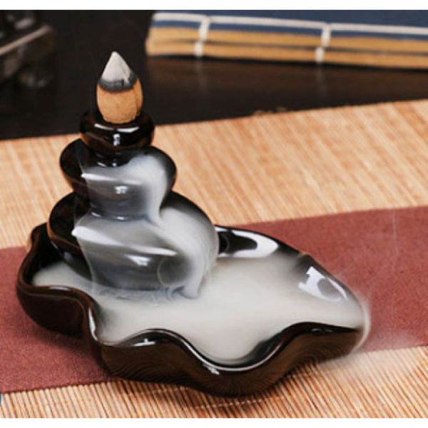 Підставка для пахощів "Рідкий дим" керамічна "Тріпітака"