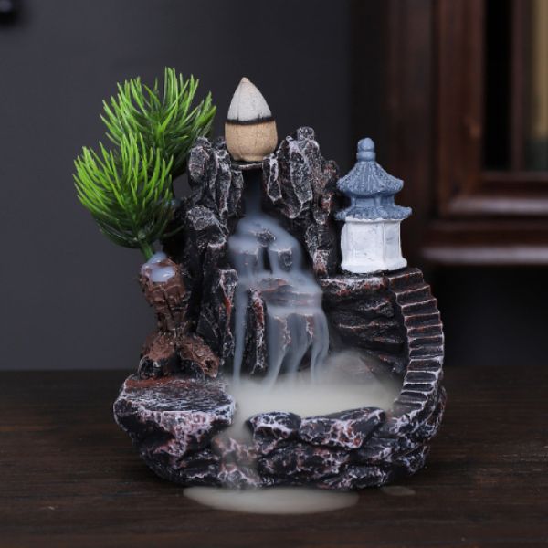 Підставка для пахощів "Рідкий дим" полістоун "Стара альтанка"